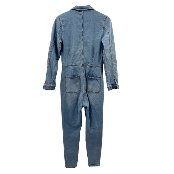 free people Lightwash Denim lennox jumpsuit - Picture 6 of 8
